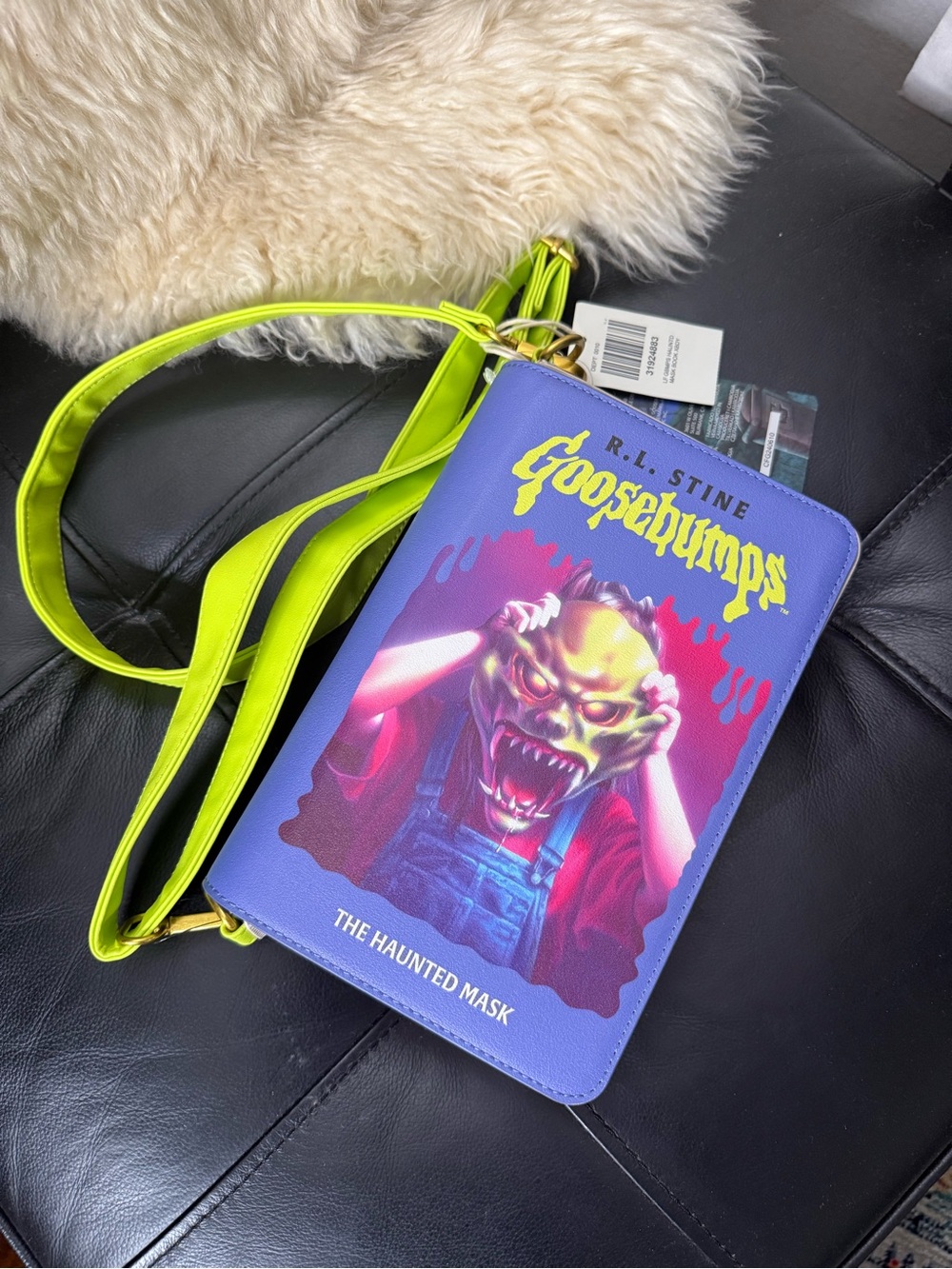 HTF NWT Loungefly Goosebumps Book Purse The Haunted Mask
